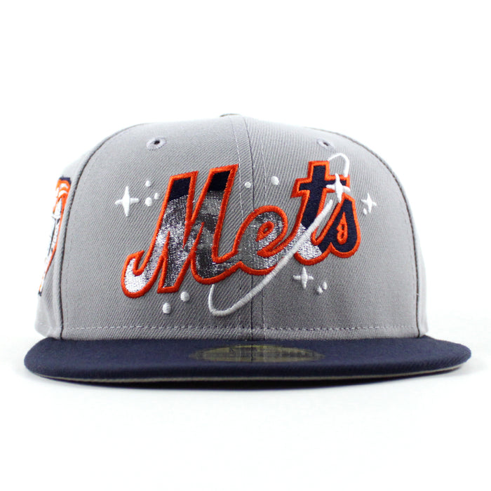 New York Mets Subway Series New Era 59Fifty Fitted Hat (Gray Navy Gray Under Brim)