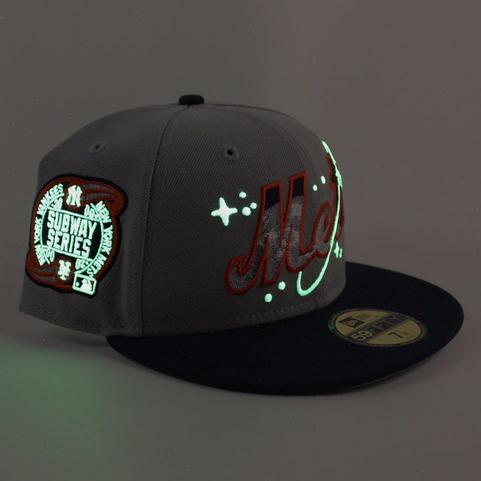 New York Mets Subway Series New Era 59Fifty Fitted Hat (Gray Navy Gray Under Brim)