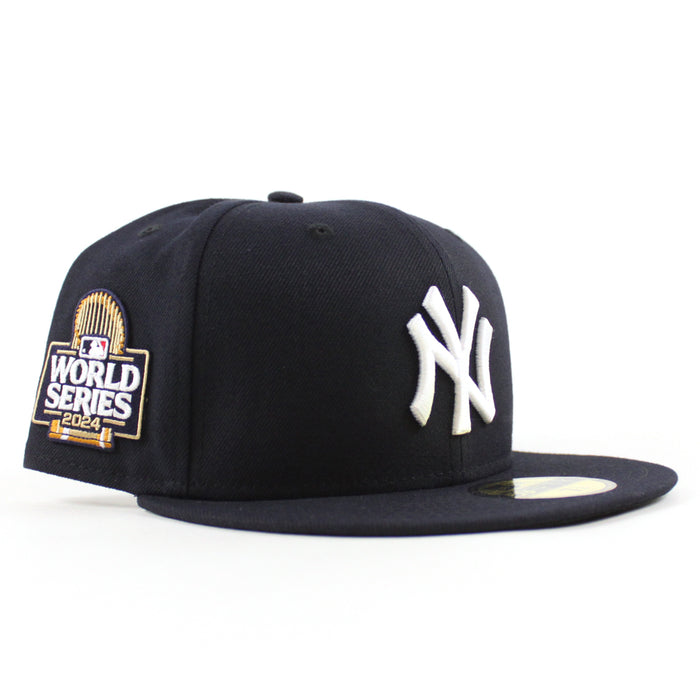 New York Yankees 2024 World Series Authentic New Era 59Fifty Fitted Hat (Navy)