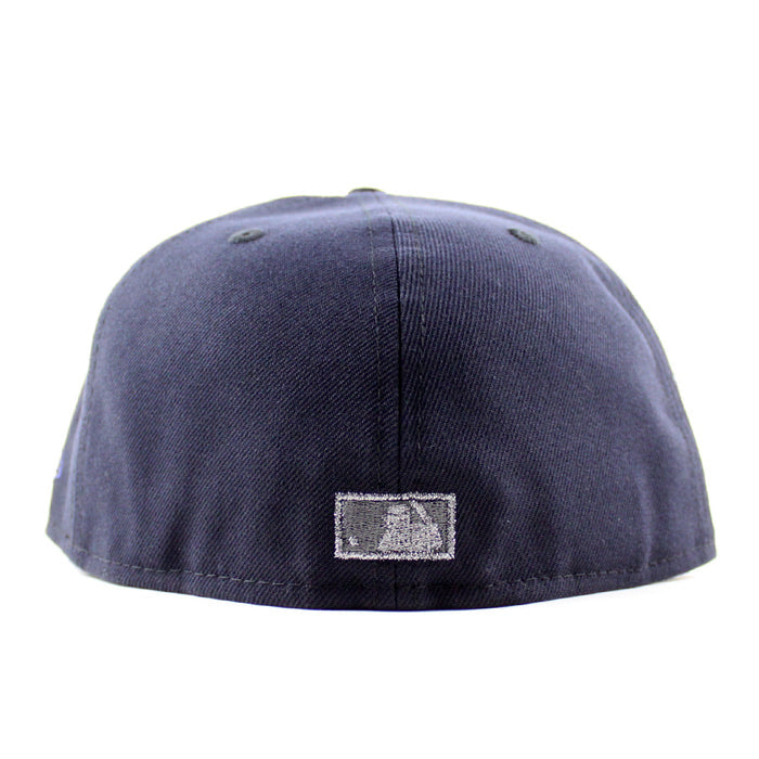 New York Yankees Braille 27 Years Patch New Era 59Fifty Fitted Hat (Navy Gray Under Brim)