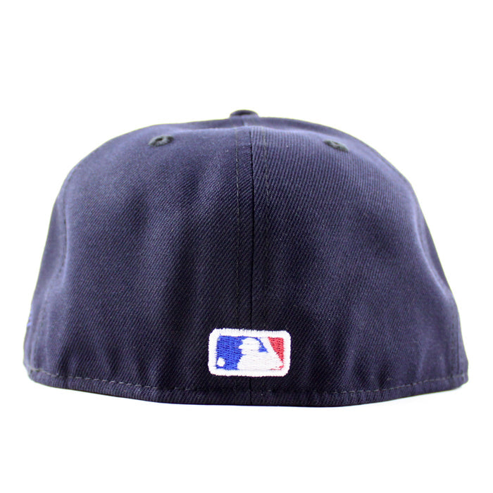 New York Yankees PANAMA New Era 59Fifty Fitted Hat (Navy Gray Under Brim)