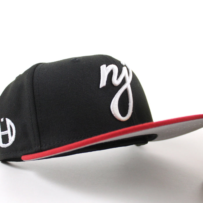 NJ Halftime New Era 59Fifty Fitted Hat (Black Red Gray Under Brim)