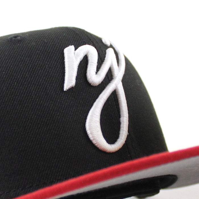 NJ Halftime New Era 59Fifty Fitted Hat (Black Red Gray Under Brim)