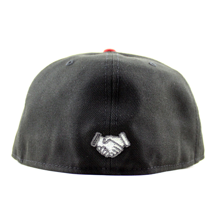 NJ Halftime New Era 59Fifty Fitted Hat (Black Red Gray Under Brim)