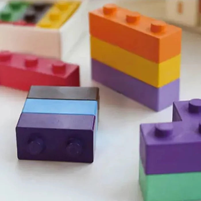 GOOBER Non - toxic Lego Block Car - Shaped Crayons - 4 boxes in Kuwait - Waha Lifestyle