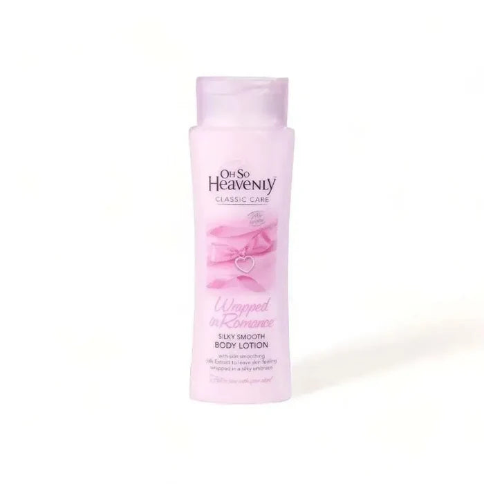 Oh So Heavenly Classic Care Wrapped In Romance body lotion 375ml with silky texture and fruity floral fragrance