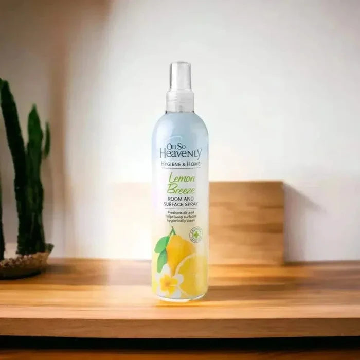 Oh So Heavenly Home Sweet Home Lemon Breeze room spray 400ml with fresh citrus scent and vegan formula