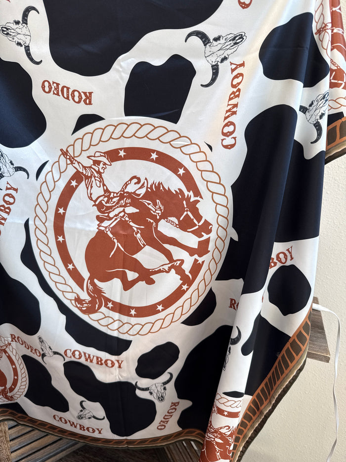 Olive Bronc Rodeo Wild Rag Scarf