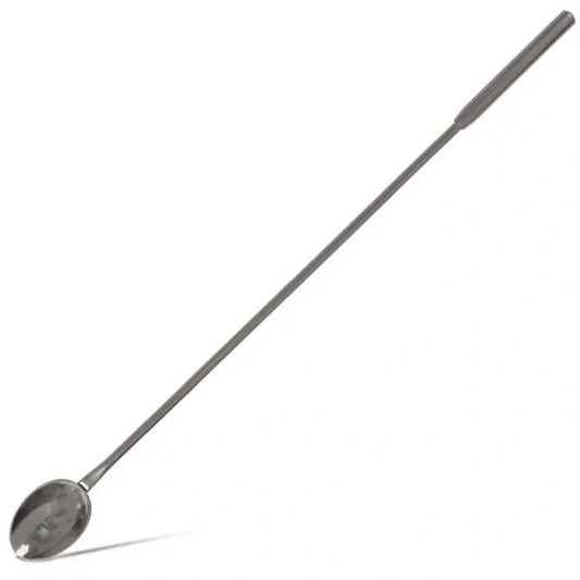 Oval Cup Mixing Spoon 12 Inches on white background.