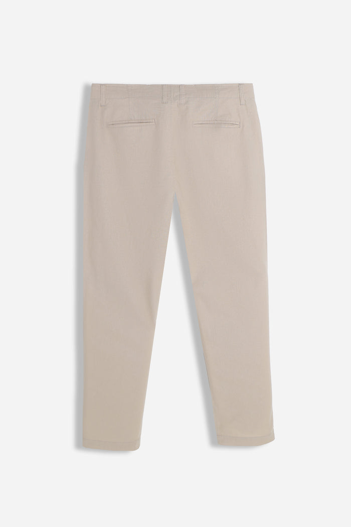 PANTALONE CHINO BASIC COTONE BEIGE