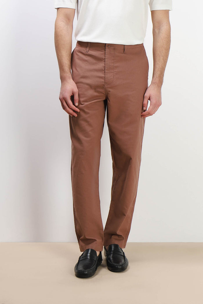 PANTALONE CHINO BASIC COTONE COCCIO