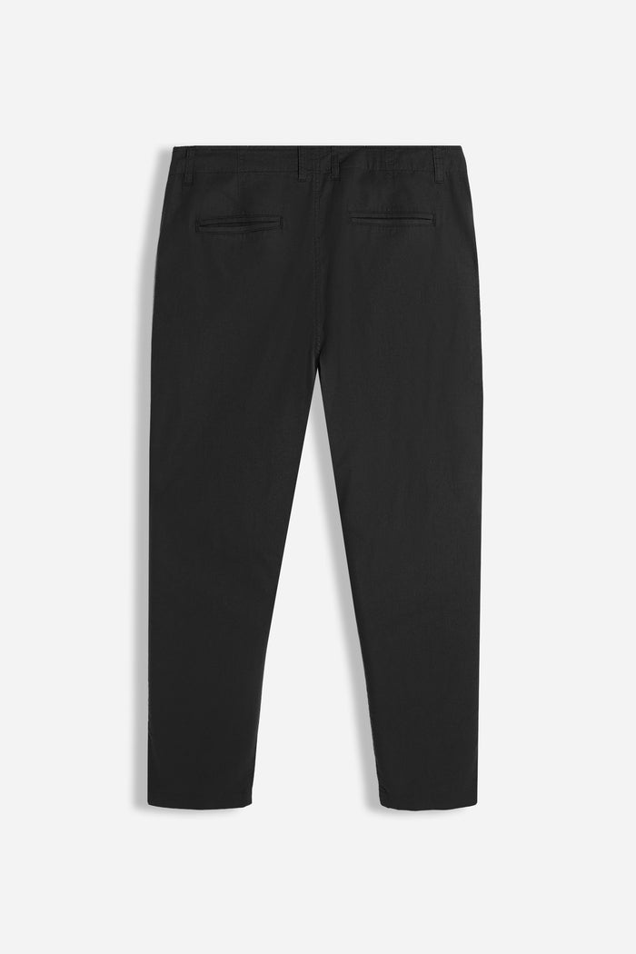 PANTALONE CHINO BASIC COTONE NERO