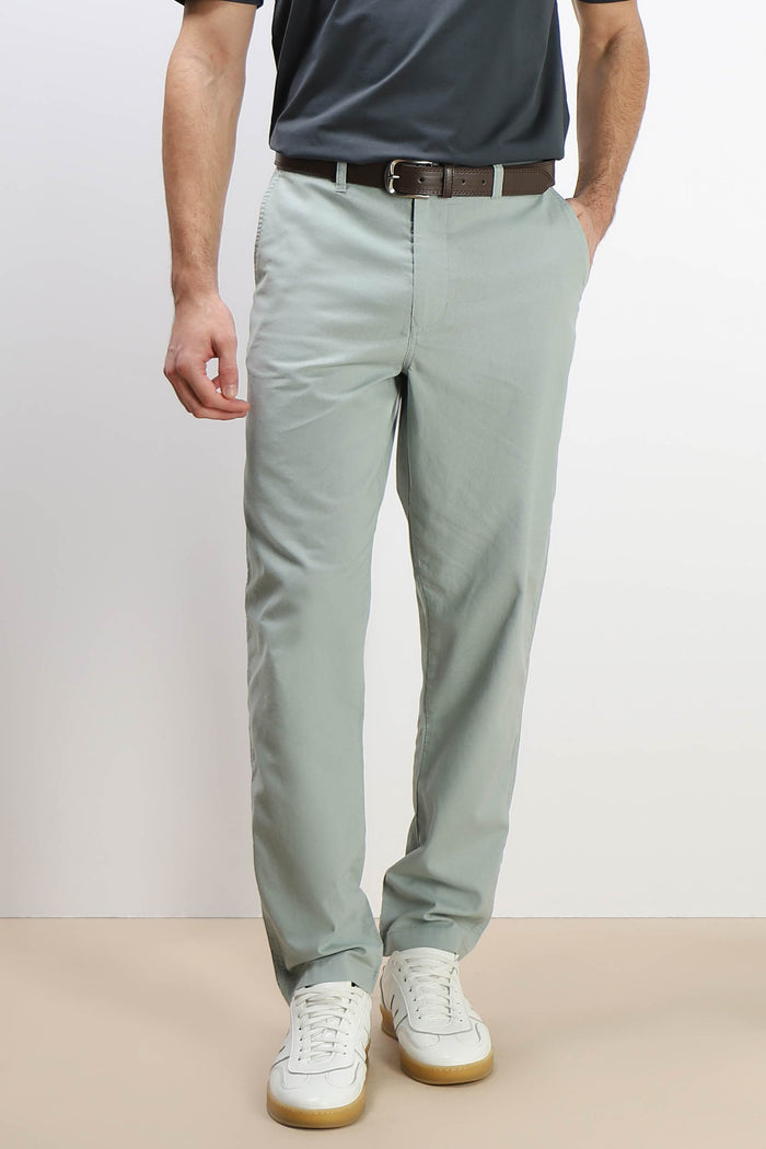 PANTALONE CHINO BASIC COTONE POLVERE