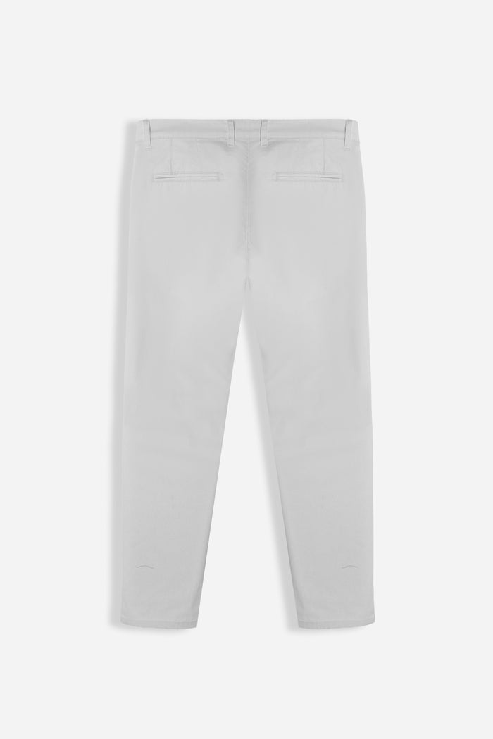 PANTALONE CHINO BASIC GRIGIO GHIACCIO