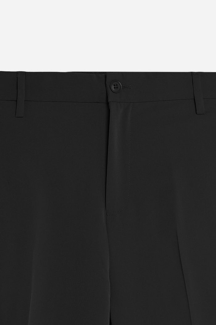 PANTALONE MORBIDO CON TASCONI NERO
