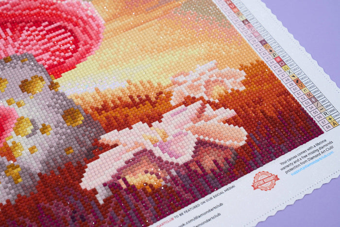 Peach Mushroom Twilight - Diamond Art Club DIY Kit