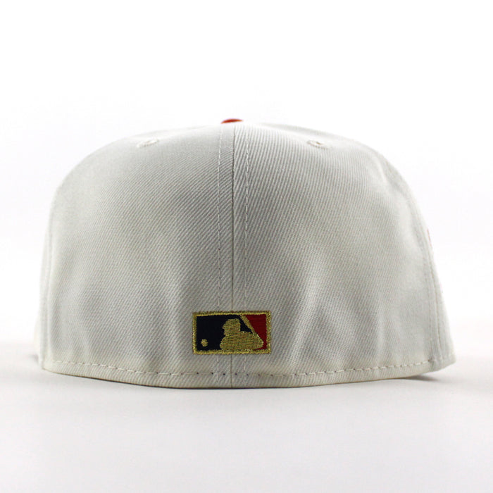 Philadelphia Phillies 1996 All Star Game 59Fifty New Era Fitted Hat (Chrome White Oceanside Blue Pink Under Brim)