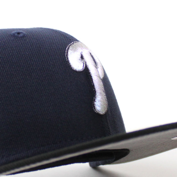 Philadelphia Phillies 1996 All Star Game 59Fifty New Era Fitted Hat (Night Shift Navy Black and Gray Under Brim)