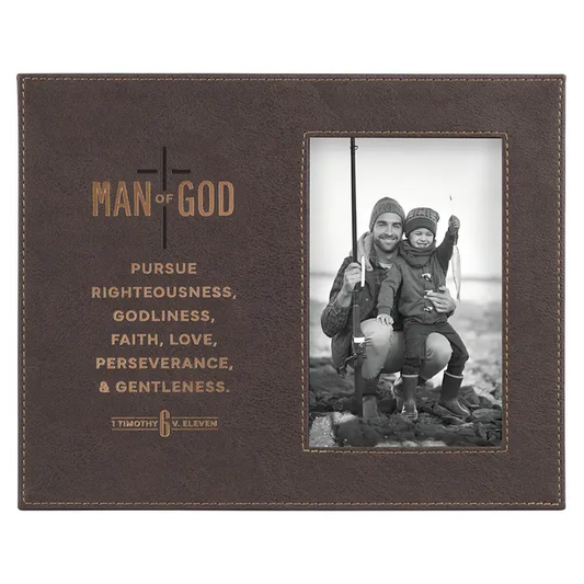 Photo Frame Brown Man of God 1 Tim. 6:11