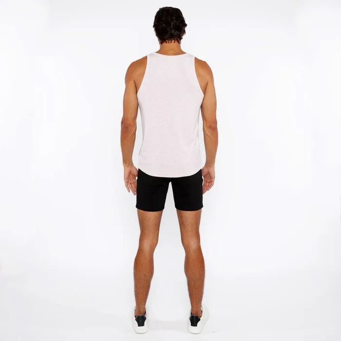 Pink Powder Rib Stretch Modal Tank Sta-16004-02