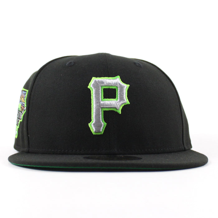 Pittsburgh Pirates 2006 All Star Game 59Fifty New Era Fitted Hats (Black Green Under Brim)