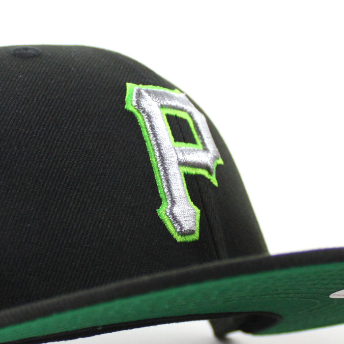 Pittsburgh Pirates 2006 All Star Game 59Fifty New Era Fitted Hats (Black Green Under Brim)