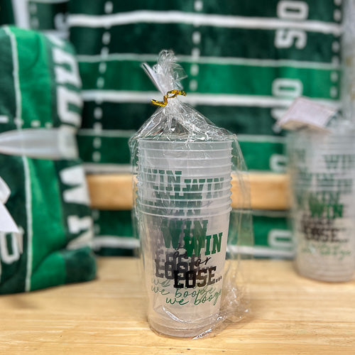 Plastic Football Tumblers