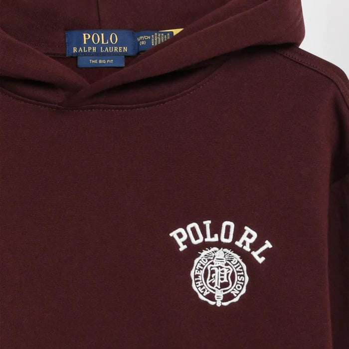 Polo Ralph Lauren - Dark Burgundy The Big-Fit Hoodie Brand