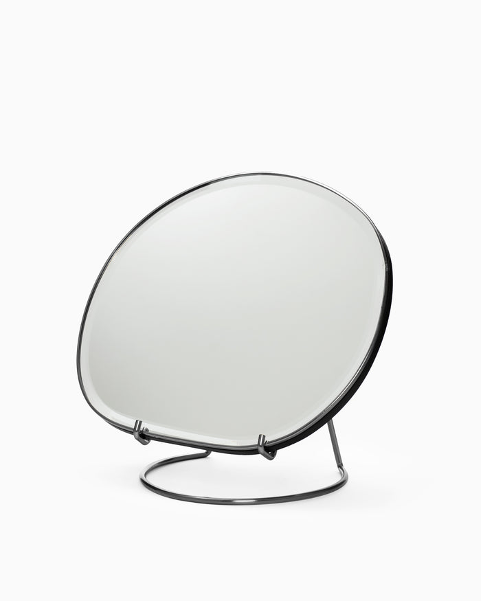 Pond Table Mirror - Dark Chrome