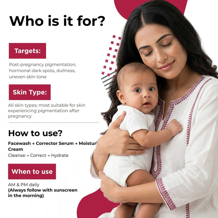 Postpartum Brightening Regime – Hormonal Pigmentation Care