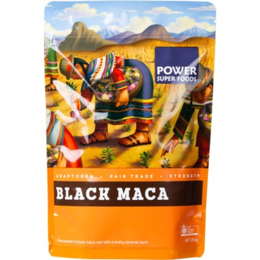POWER SUPER FOODS Black Maca Powder - 250g - L'Organic