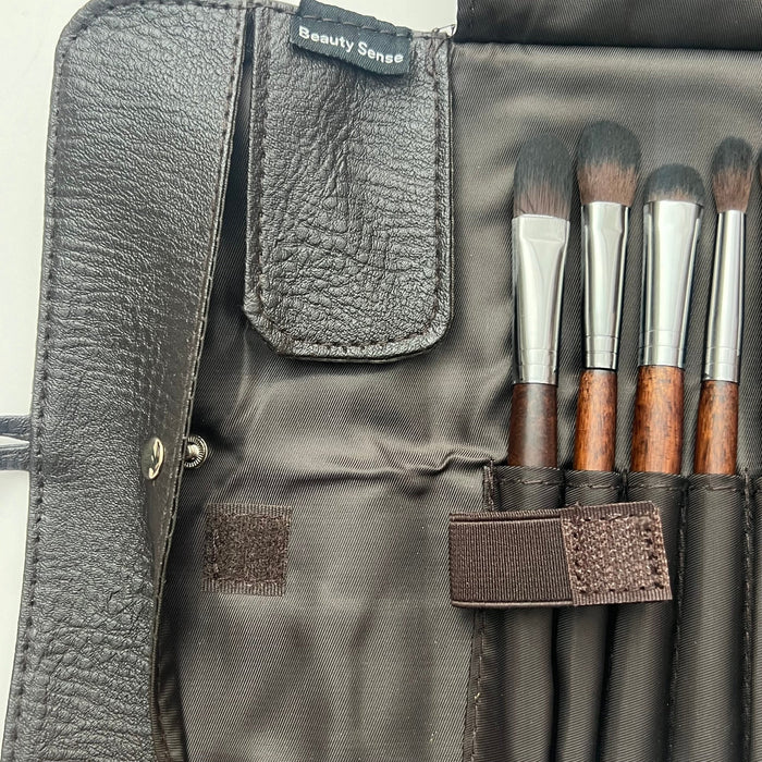 Professional 12 - Piece Makeup Brush Set with Leather Pouch – Premium Eye & Face Brushes | Lotshop.pk - Lotshop.pk