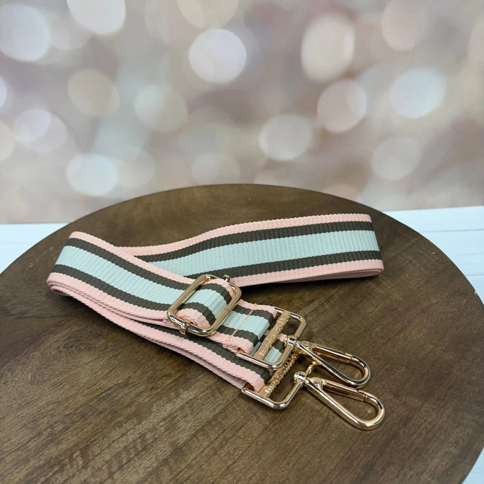 Pink & Beige Stripe