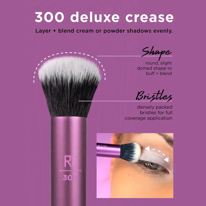 Real Techniques Eye Shade + Blend Makeup Brush - RT 300 & RT 301 💜