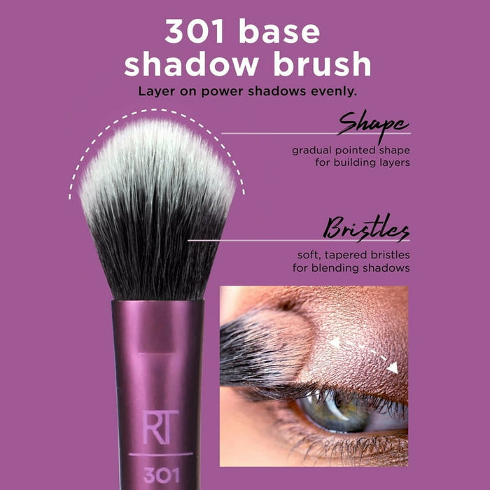 Real Techniques Eye Shade + Blend Makeup Brush - RT 300 & RT 301 💜