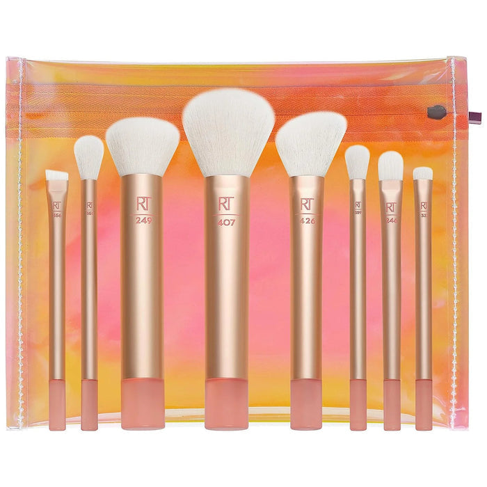 Real Techniques The Wanderer Makeup Brush Set – 8-Piece Travel Brush Kit Pakistan