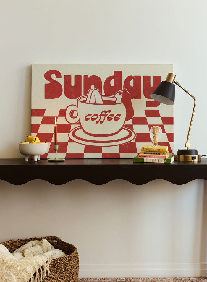 Retro Caffeine, Canvas