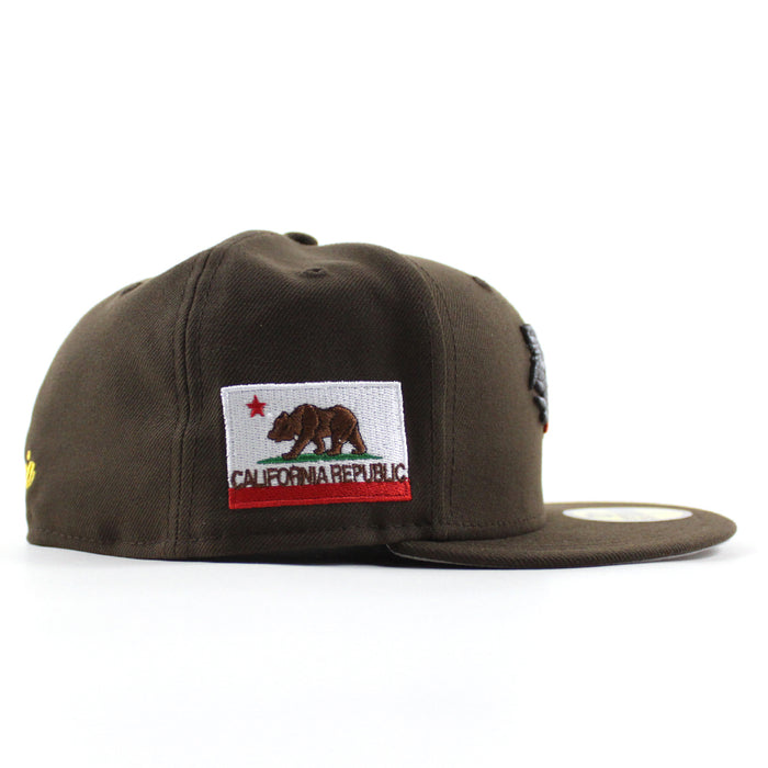 ROOSTER California Republic New Era 59Fifty Fitted Hat (Walnut Gray Under Brim)