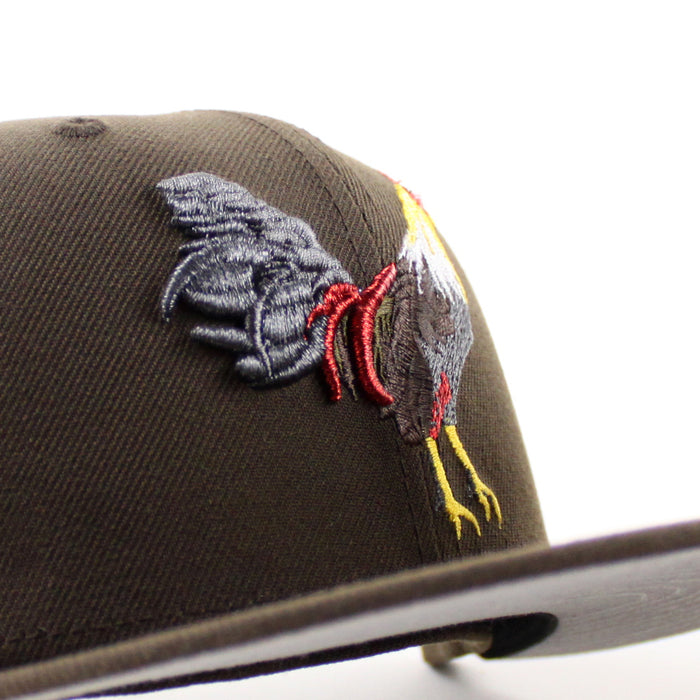 ROOSTER California Republic New Era 59Fifty Fitted Hat (Walnut Gray Under Brim)