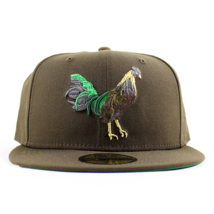 ROOSTER New Era 9Fifty 9Fifty Fitted Hat (Walnut Green Under Brim)