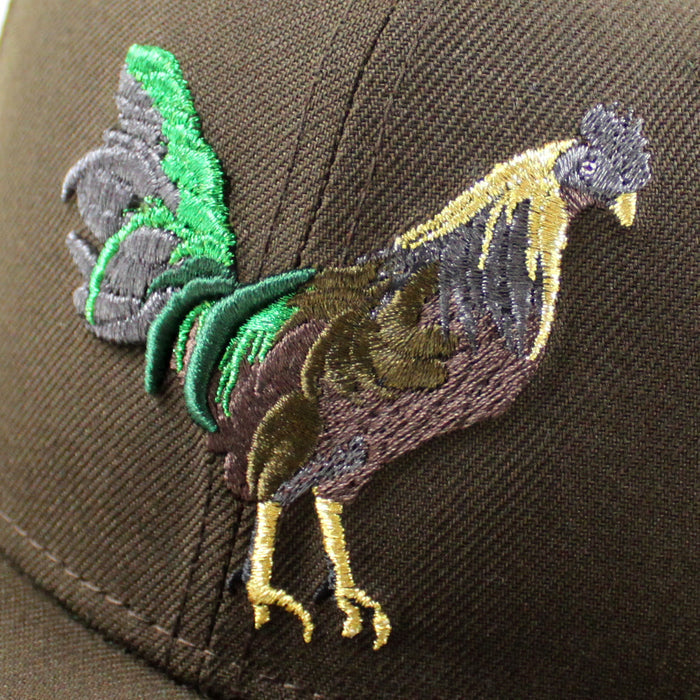 ROOSTER New Era 9Fifty 9Fifty Fitted Hat (Walnut Green Under Brim)