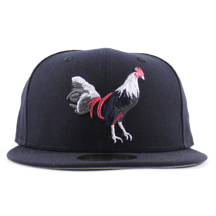 ROOSTER x New York CITY New Era 59Fifty Fitted Hat (Navy Gray Under Brim)