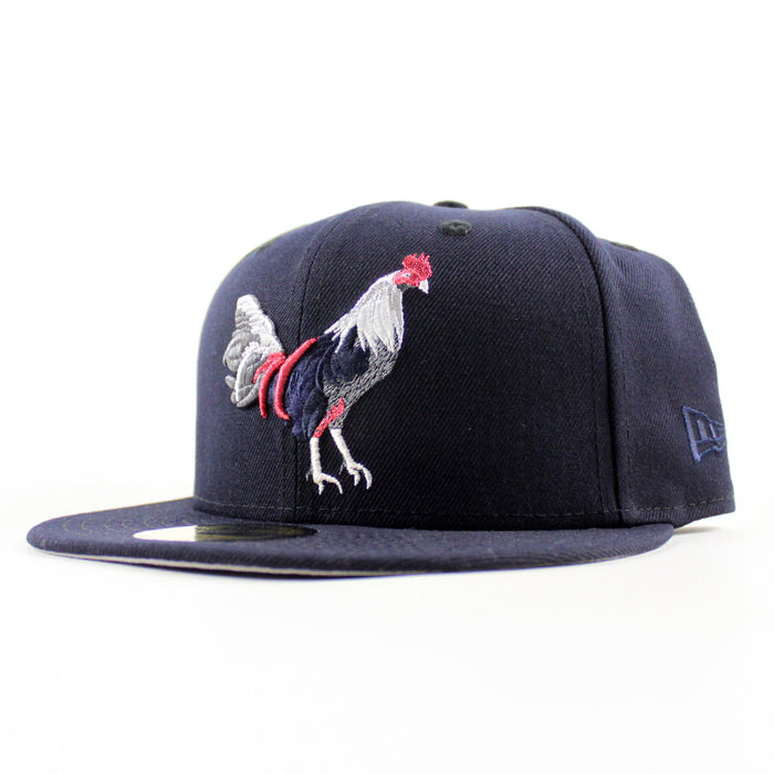 ROOSTER x New York CITY New Era 59Fifty Fitted Hat (Navy Gray Under Brim)
