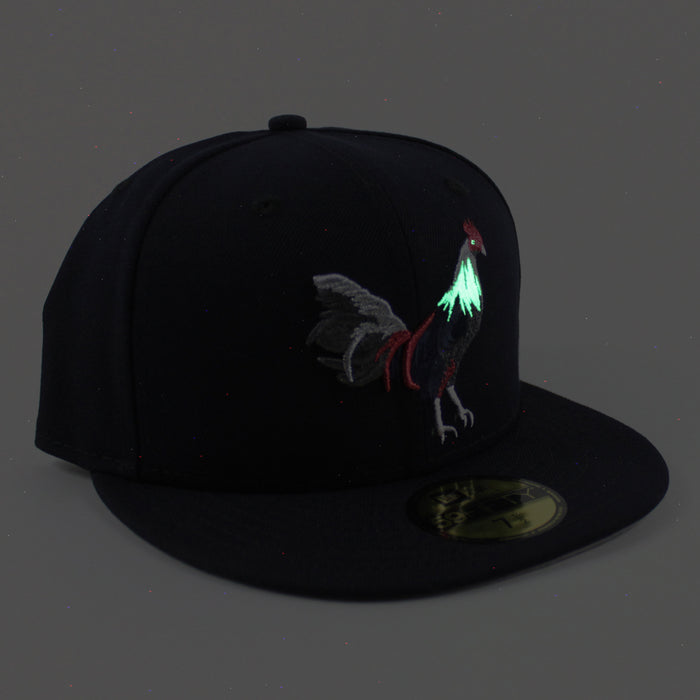 ROOSTER x New York CITY New Era 59Fifty Fitted Hat (Navy Gray Under Brim)