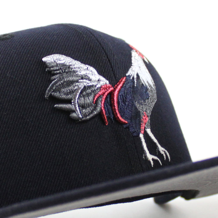 ROOSTER x New York CITY New Era 59Fifty Fitted Hat (Navy Gray Under Brim)