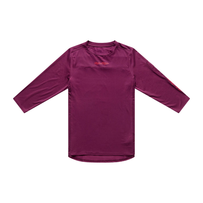 Ruckus Ride 3/4 Tee Mono Sangria