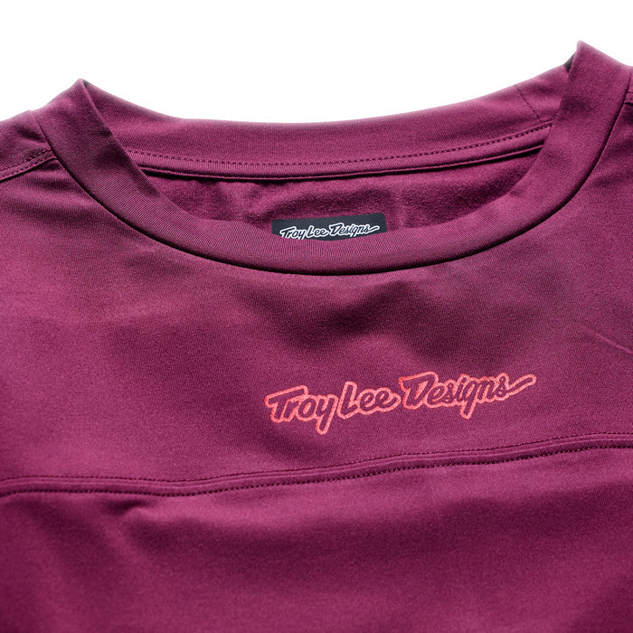 Ruckus Ride 3/4 Tee Mono Sangria
