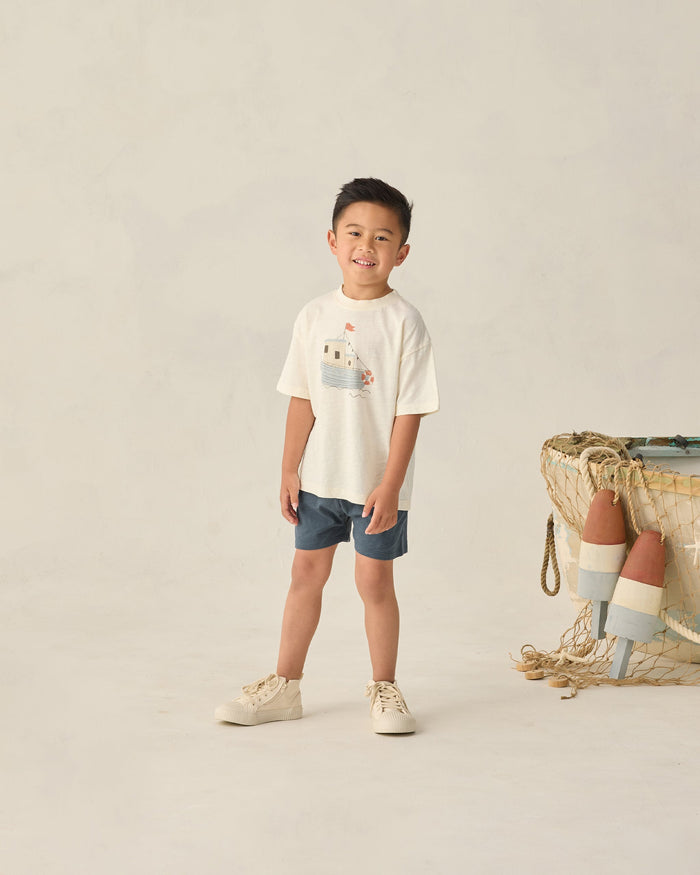 Rylee + Cru Kinsley Relaxed Tee in Tugboat