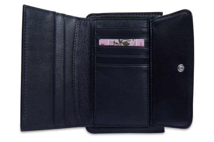 Marion Bifold Leather Wallet - Bascora