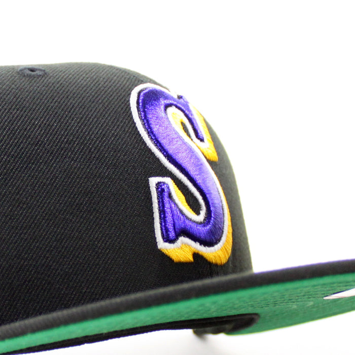 Seattle Mariners 30TH Anniversary New Era 59Fifty Fitted Hat (Black Green Under Brim)